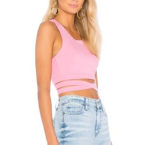 Pink crop top/bralette